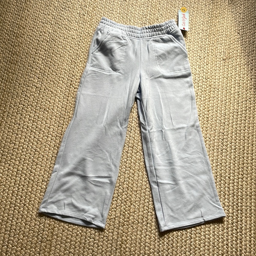 Girls Cat & Jack Flared Sweat Pant Light Blue - S (6/6x)